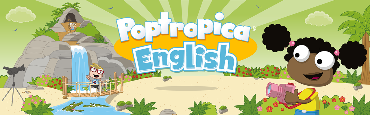 Poptropica English banner